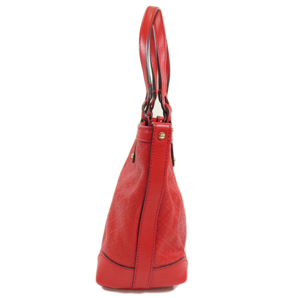 Gucci Diamante Handbag Leather Red - Picture 3 of 9